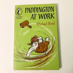 Vtg 1969 Paddington Bear At  Work Puffin Books Paperback Michael Bond